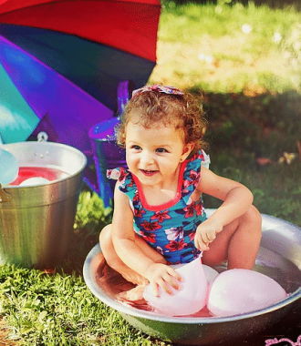 Bath Time Speech Building Activities